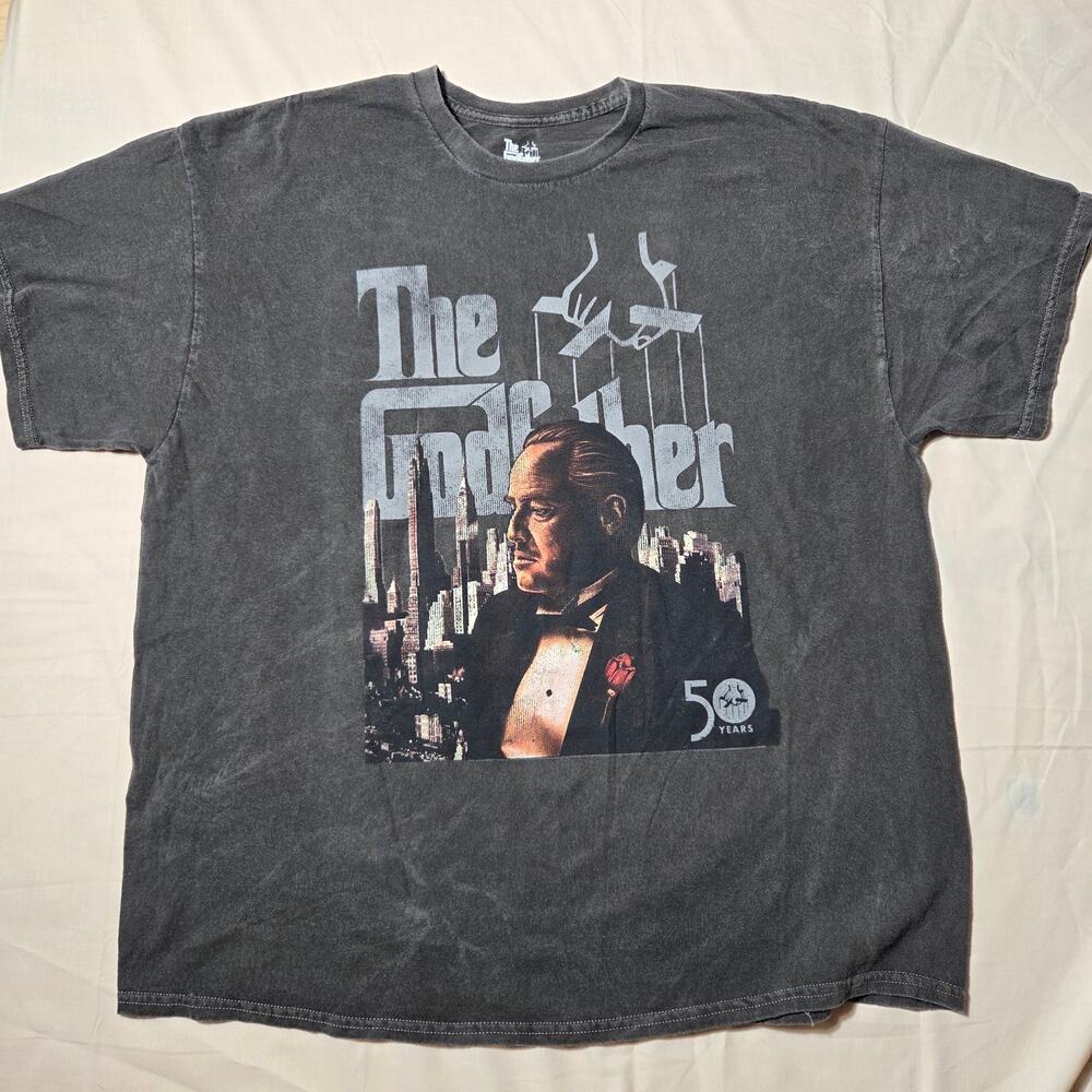 The Godfather 50th Anniversary Movie T-Shirt Size L Graphic Tee